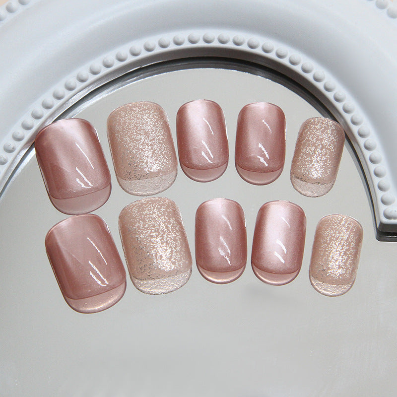 Nail 10 - Iced Bean Paste (24Pcs) - Free Nail Kit Included