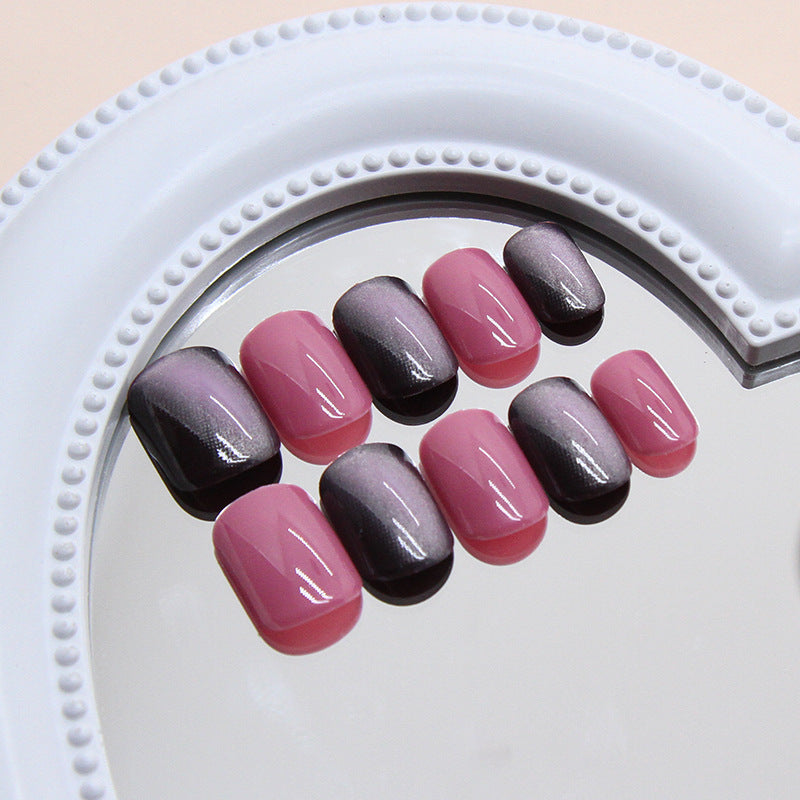 Nail 11 - Sweet Girl Rose Red (24Pcs) - Free Nail Kit Included