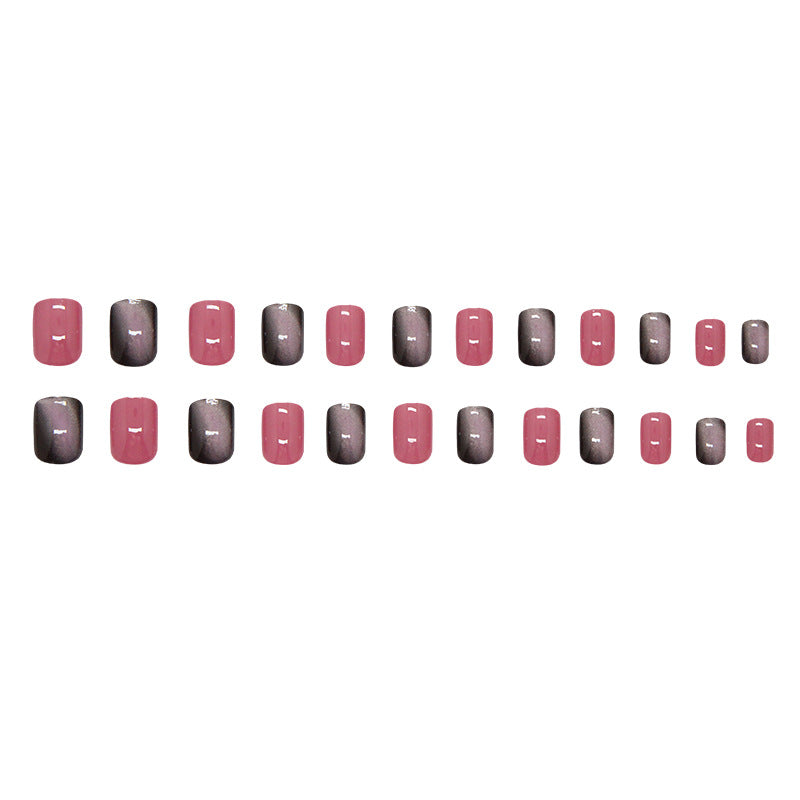 Nail 11 - Sweet Girl Rose Red (24Pcs) - Free Nail Kit Included