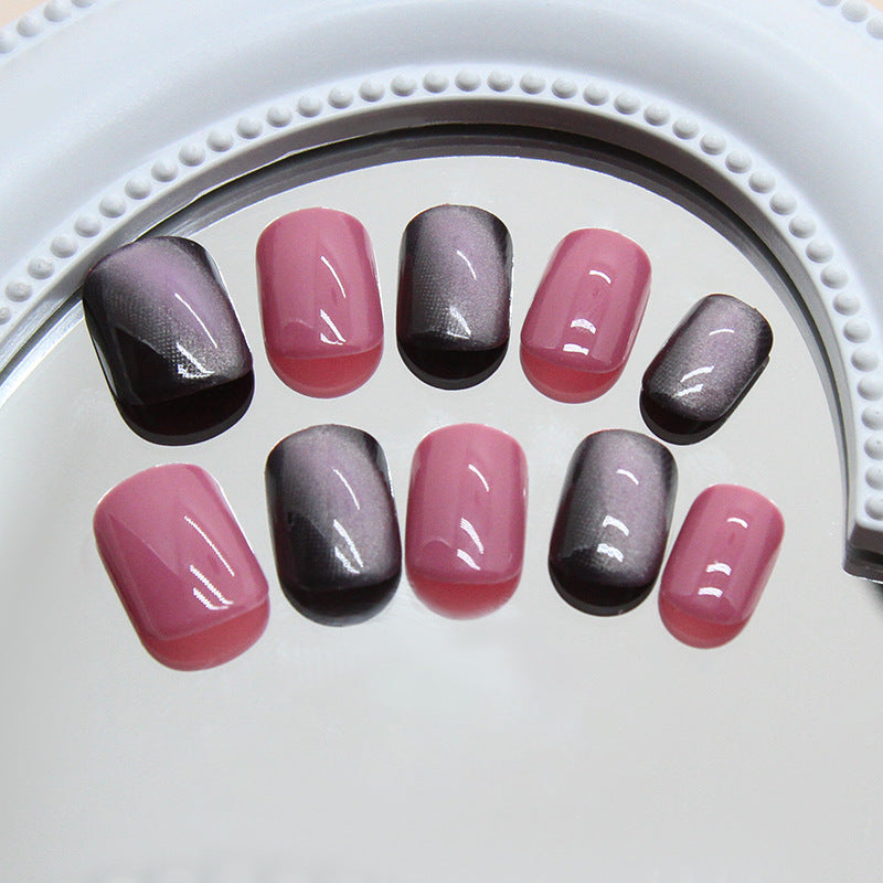 Nail 11 - Sweet Girl Rose Red (24Pcs) - Free Nail Kit Included
