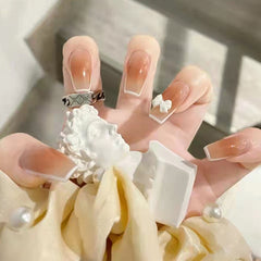Nail 15 - Caramel Gradient (24Pcs) - Free Nail Kit Included
