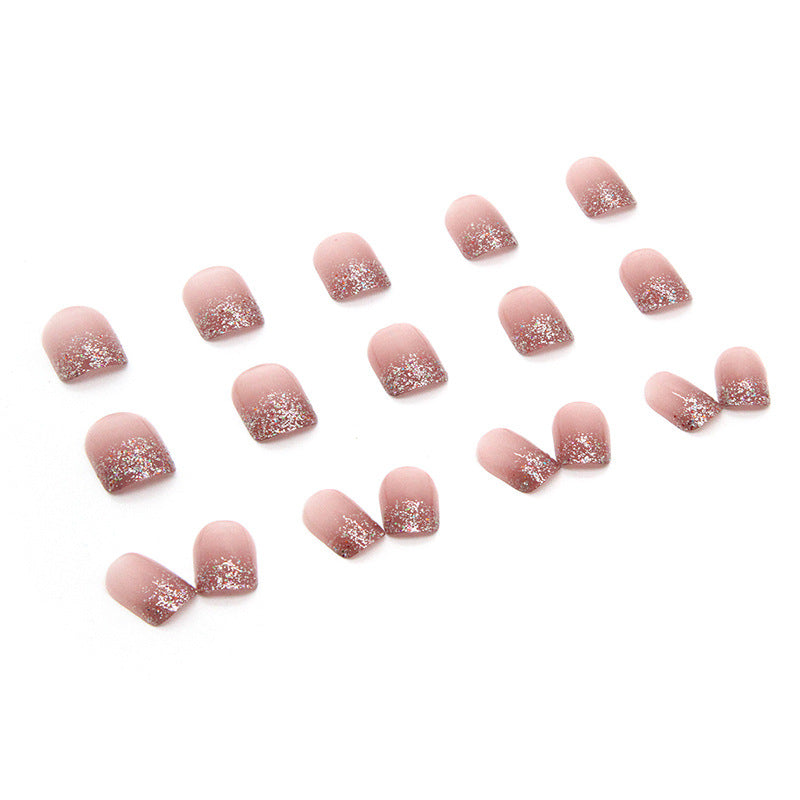 Nail 17 - Flash Gradient (24Pcs) - Free Nail Kit Included