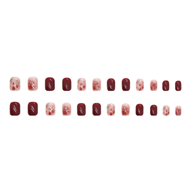 Nail 19 - Rose Gold Foil (24Pcs) - Free Nail Kit Included