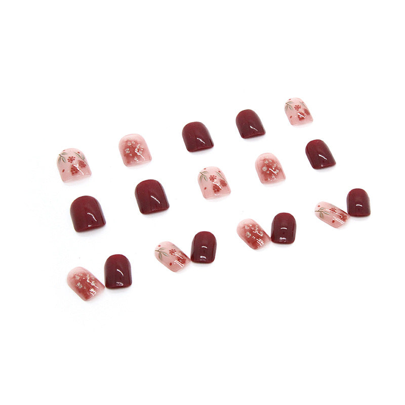 Nail 19 - Rose Gold Foil (24Pcs) - Free Nail Kit Included