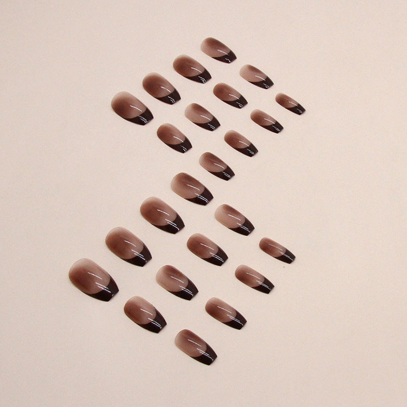 Nail 31 - Minimalist French Style (24Pcs) - Free Nail Kit Included