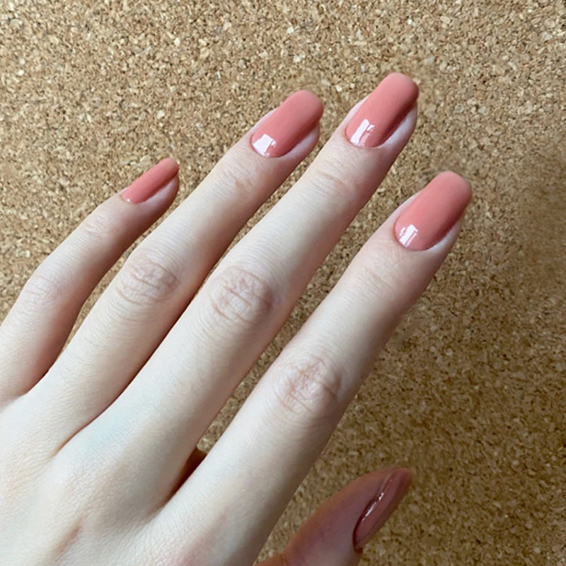 Nail 47 - Terracotta Chic (24Pcs) - Free Nail Kit Included