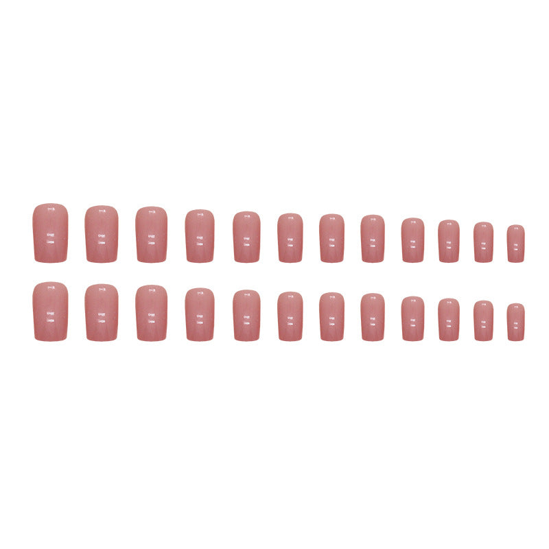 Nail 47 - Terracotta Chic (24Pcs) - Free Nail Kit Included
