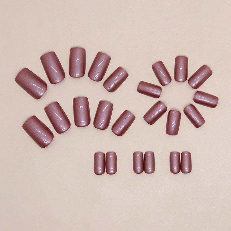 Nail 48 - Taro Aurora (24Pcs) - Free Nail Kit Included