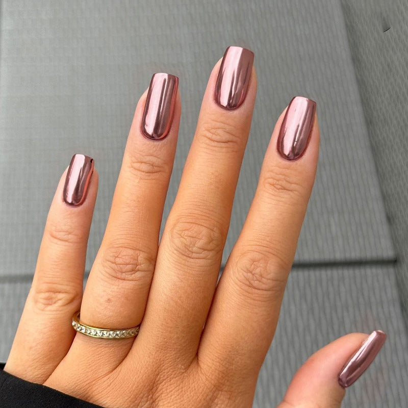 Nail 48 - Taro Aurora (24Pcs) - Free Nail Kit Included
