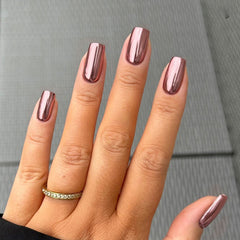 Nail 48 - Taro Aurora (24Pcs) - Free Nail Kit Included