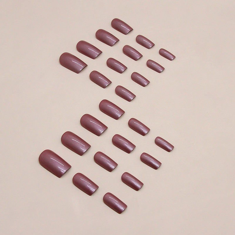 Nail 48 - Taro Aurora (24Pcs) - Free Nail Kit Included