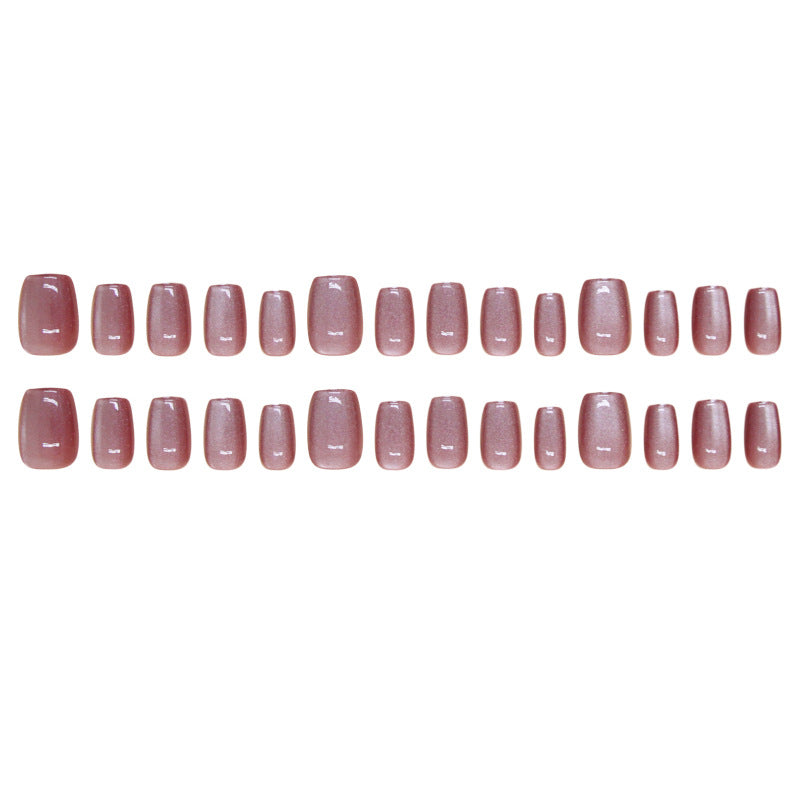 Nail 73 - Noble Purple (24Pcs) - Free Nail Kit Included