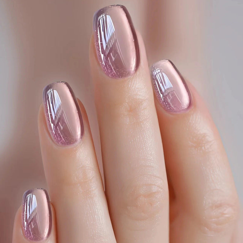 Nail 73 - Noble Purple (24Pcs) - Free Nail Kit Included