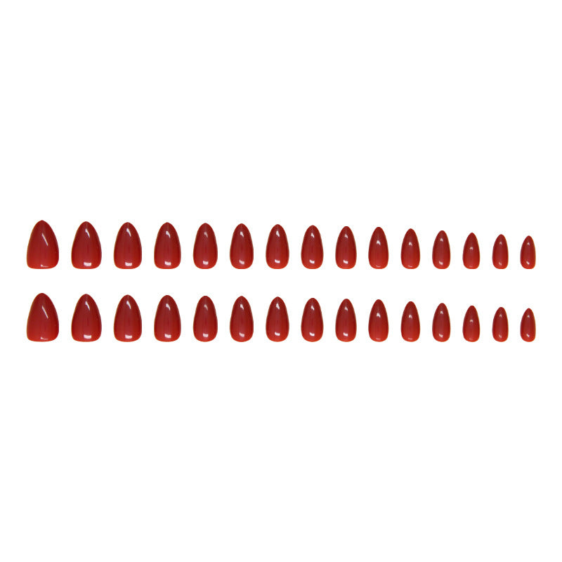 Nail 81 - Classic Red (24Pcs) - Free Nail Kit Included