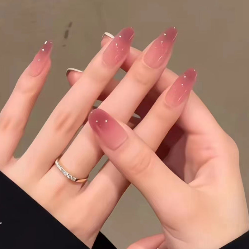 Nail 85 - Blush Ombre Press-On Nails (24Pcs) - Free Nail Kit Included