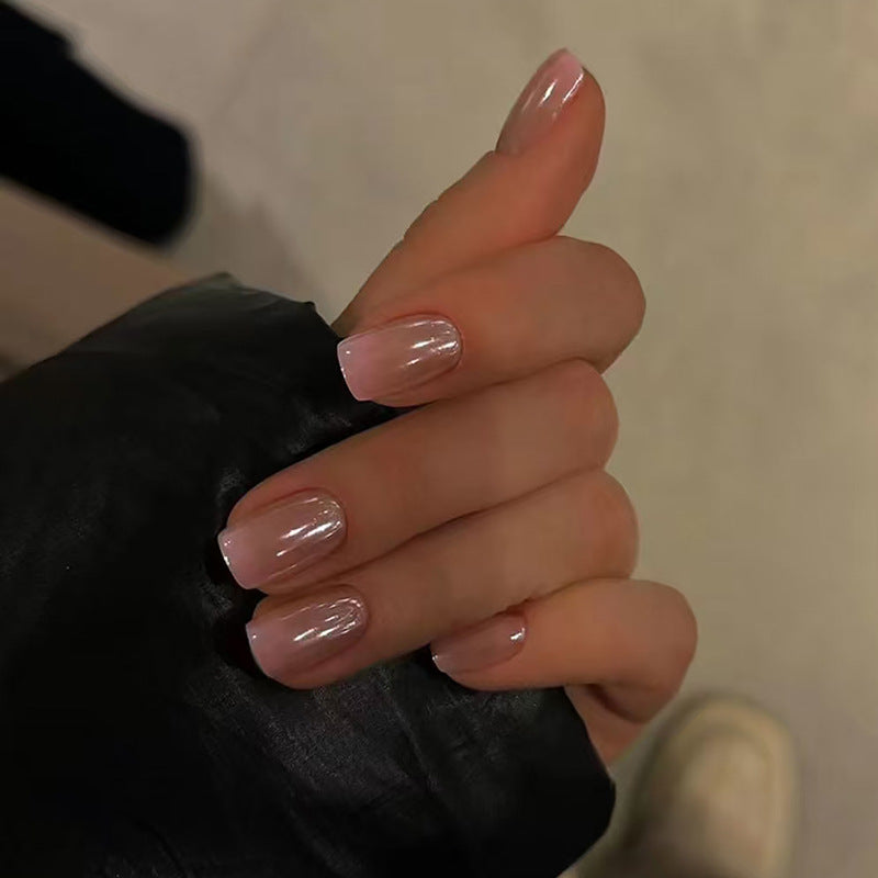 Nail 89 - Gradient Mirror Press-On Nails (24Pcs) - Free Nail Kit Included