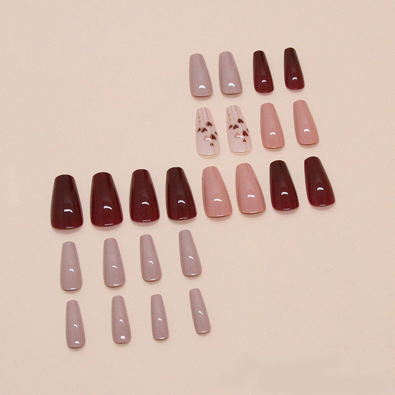 Nail 90 - Romantic Elegance Press-On Nails (24Pcs) - Free Nail Kit Included