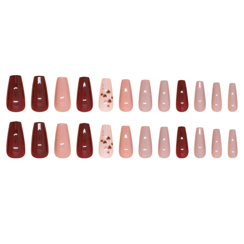 Nail 90 - Romantic Elegance Press-On Nails (24Pcs) - Free Nail Kit Included