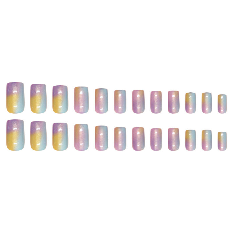 Nail 95 - Dreamy Pastel Ombre Press-On Nails (24Pcs) - Free Nail Kit Included