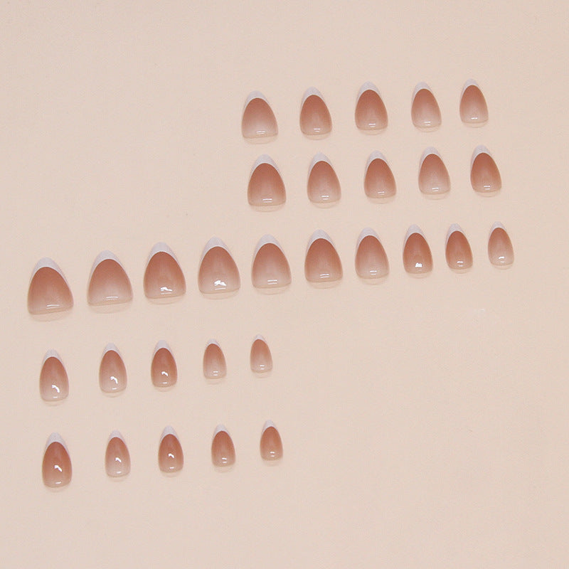 Nail 118 - Barely French Press-On Nails (24Pcs) - Free Nail Kit Included