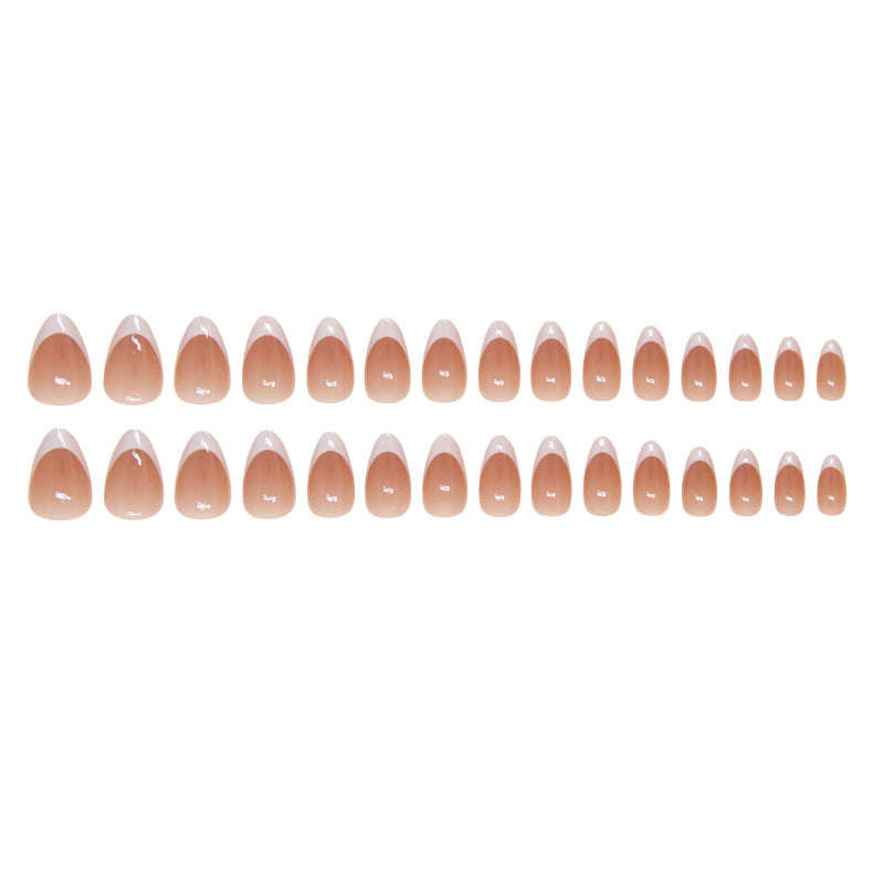 Nail 118 - Barely French Press-On Nails (24Pcs) - Free Nail Kit Included