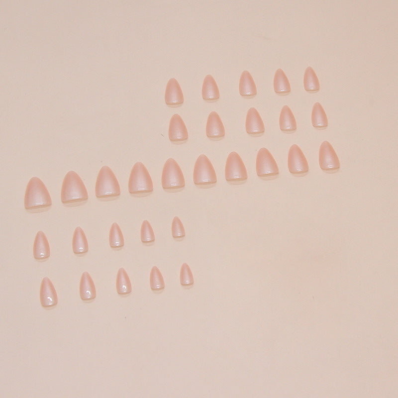 Nail 121 - Soft Blush Nude (24 Pcs) - Free Nail Kit Included