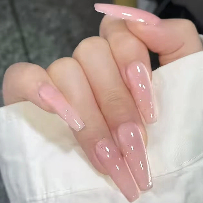 Nail 143 - Elegant Press-On Nails (24Pcs) - Free Nail Kit Included