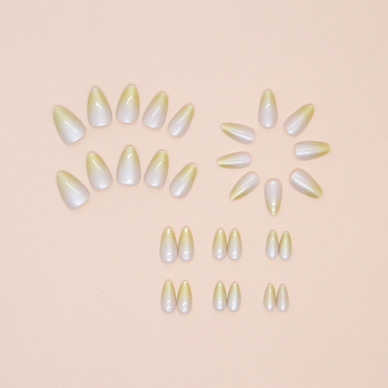 Nail 161 - Radiant Gradients Press-On Nails (24Pcs) - Free Nail Kit Included