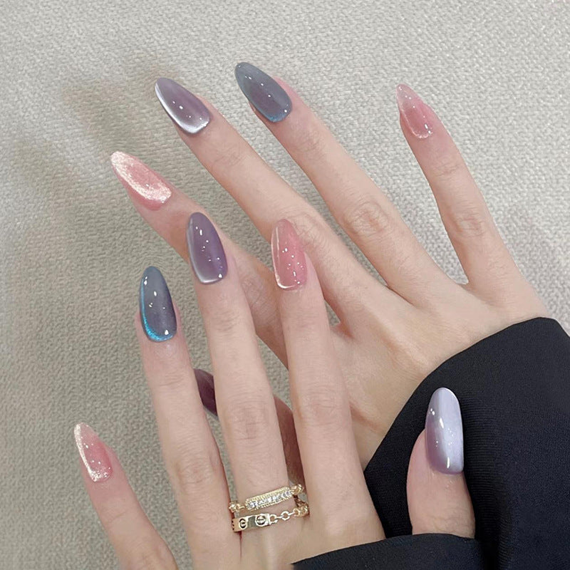 Nail 173 - Mystic Mauve Press-On Nails (24Pcs) - Free Nail Kit Included