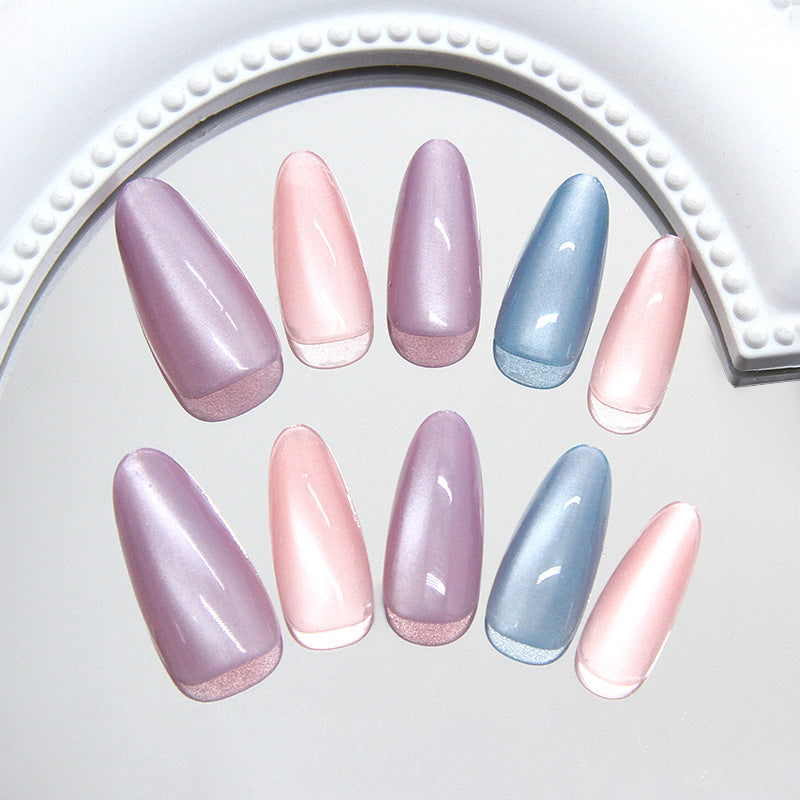 Nail 173 - Mystic Mauve Press-On Nails (24Pcs) - Free Nail Kit Included