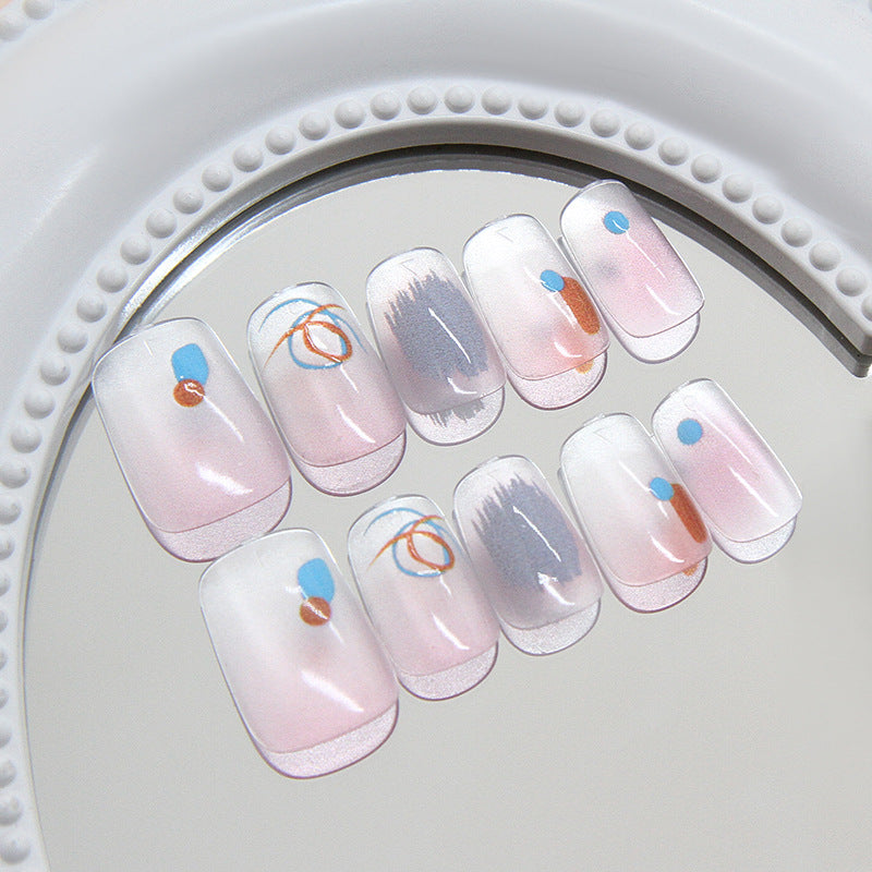 Nail 174 - Artistic Touch Press-On Nails (24Pcs) - Free Nail Kit Included