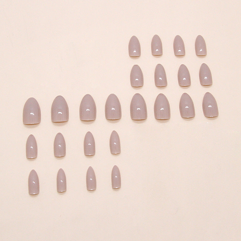 Nail 176 - Serene Simplicity Press-On Nails (24Pcs) - Free Nail Kit Included