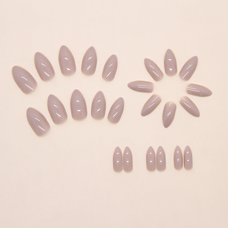 Nail 176 - Serene Simplicity Press-On Nails (24Pcs) - Free Nail Kit Included