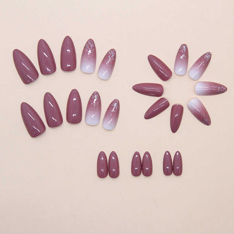 Nail 192 - Rock Sugar Grapes Press-On Nails (24Pcs) - Free Nail Kit Included
