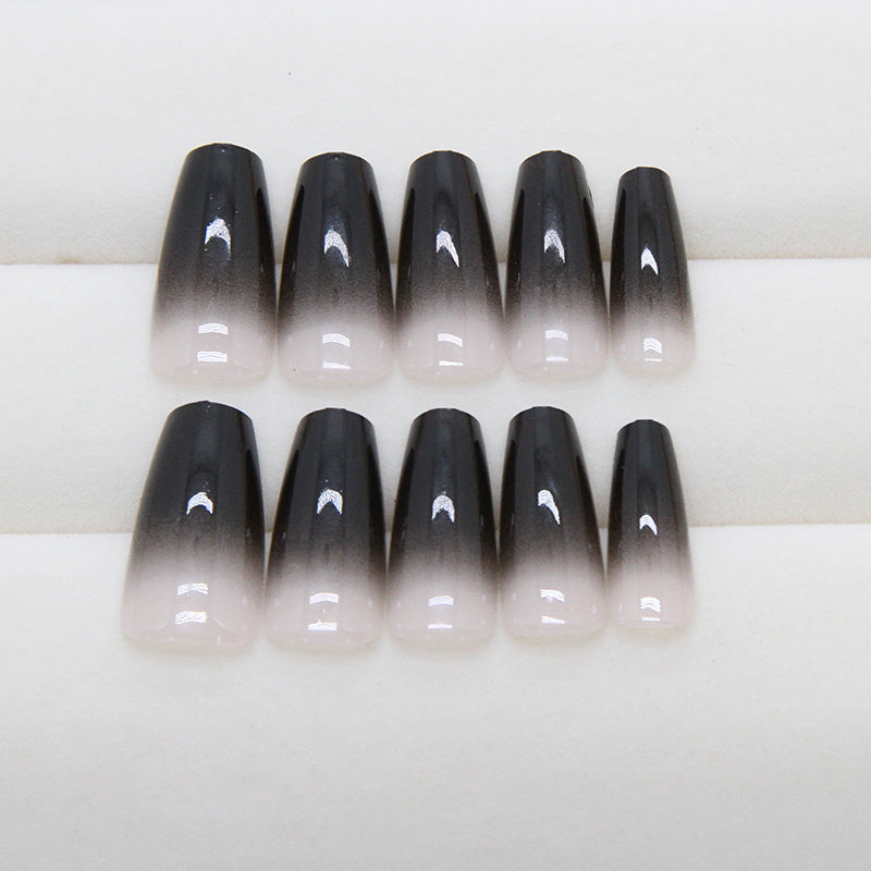 Nail 203 - Midnight Fade Press-On Nails (24Pcs) - Free Nail Kit Included