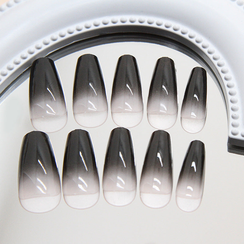 Nail 203 - Midnight Fade Press-On Nails (24Pcs) - Free Nail Kit Included
