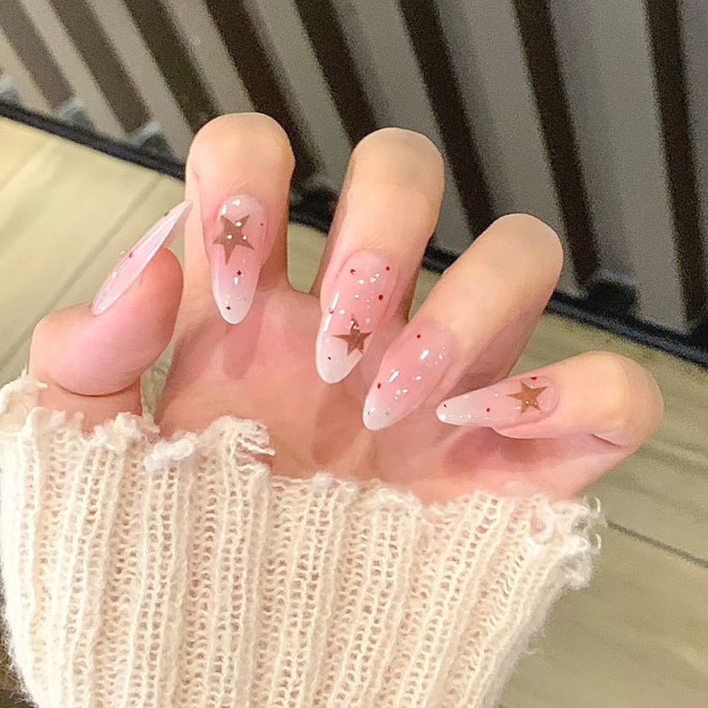 Nail 209 - Starry Night Dreams Press-On Nails (24Pcs) - Free Nail Kit Included