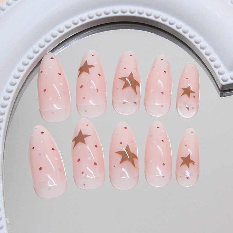 Nail 209 - Starry Night Dreams Press-On Nails (24Pcs) - Free Nail Kit Included