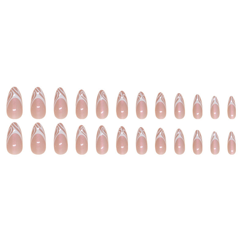 Nail 238 - French Aurora Press-On Nails (24Pcs) - Free Nail Kit Included