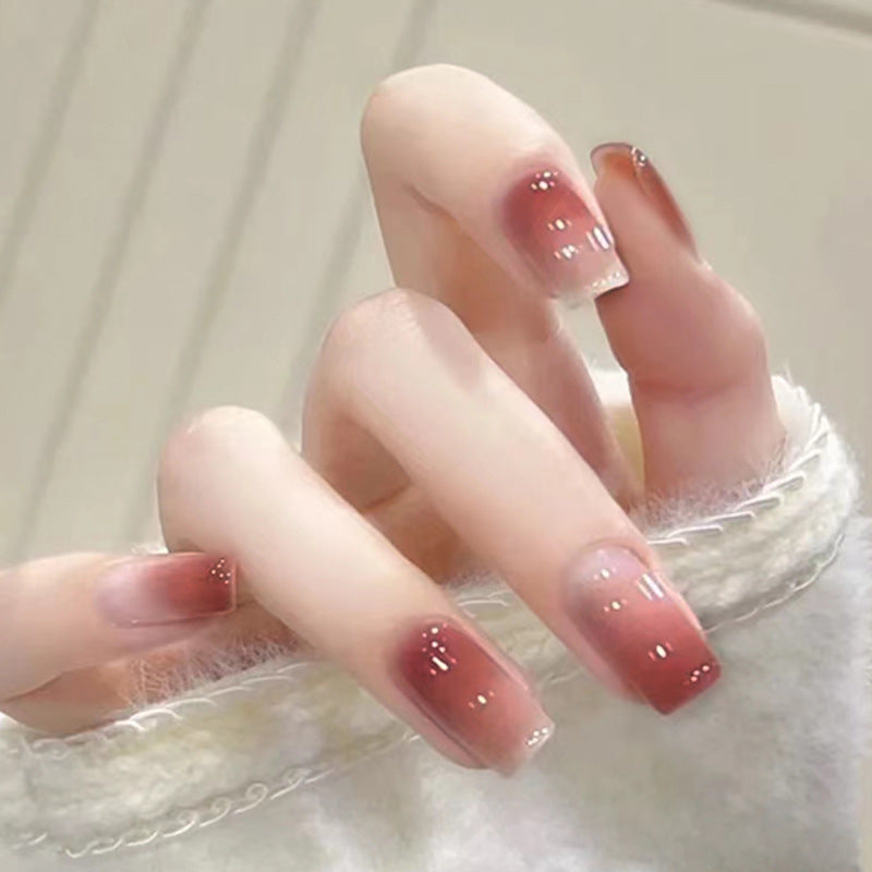 Nail 259 - Amber Glow (24Pcs) - Free Nail Kit Included