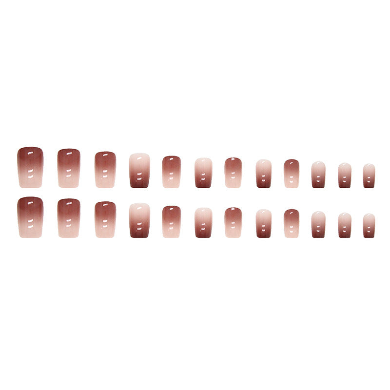 Nail 259 - Amber Glow (24Pcs) - Free Nail Kit Included