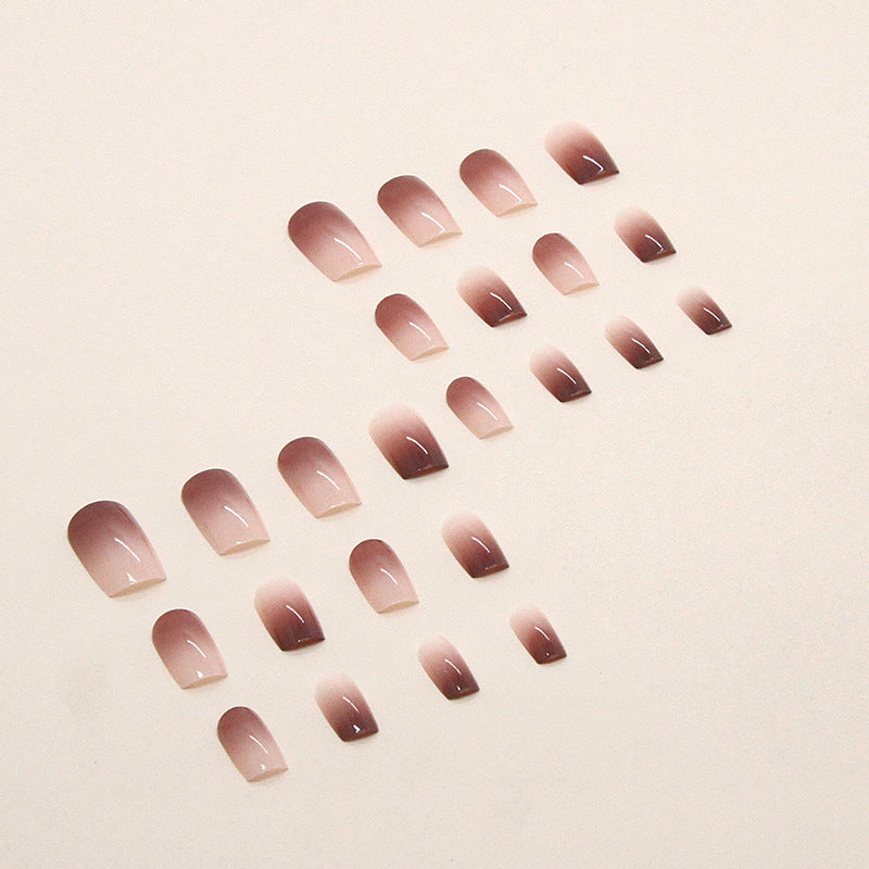 Nail 259 - Amber Glow (24Pcs) - Free Nail Kit Included