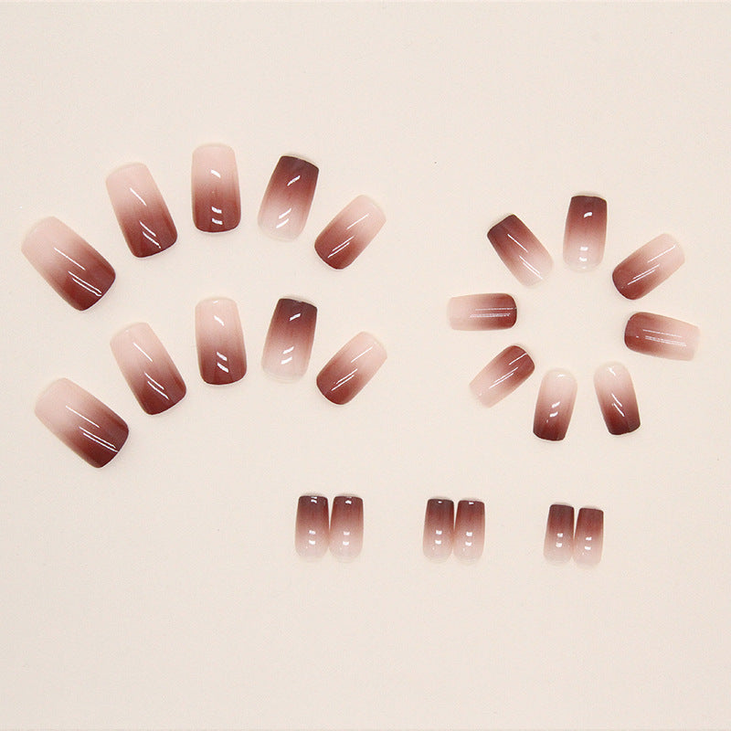 Nail 259 - Amber Glow (24Pcs) - Free Nail Kit Included