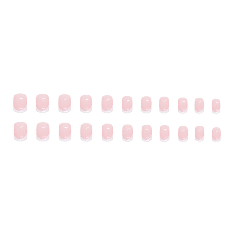 Nail 269 - French Tip Delight (24 Pcs) - Free Nail Kit Included