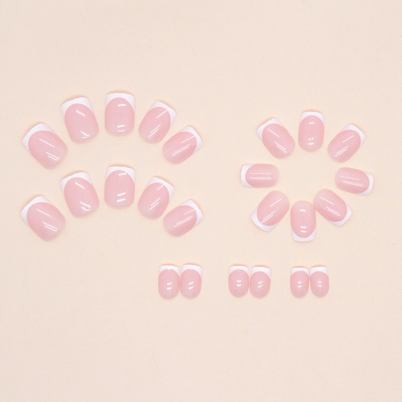 Nail 269 - French Tip Delight (24 Pcs) - Free Nail Kit Included