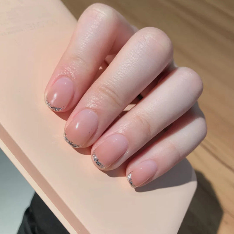 Nail 276 - Glimmering Nectar (24Pcs) - Free Nail Kit Included