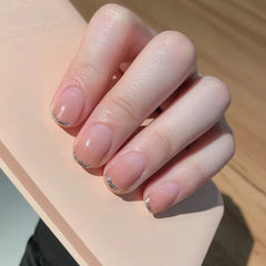 Nail 276 - Glimmering Nectar (24Pcs) - Free Nail Kit Included