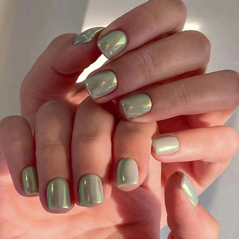 Nail 278 - Moonlit Pearl (24Pcs) - Free Nail Kit Included