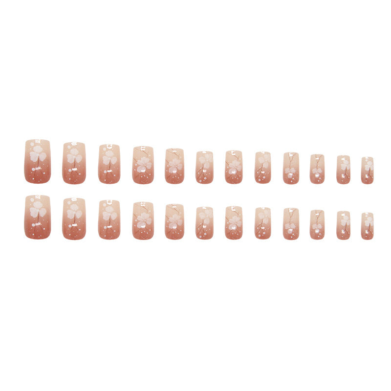 Nail 290 - Blossom Beauty (24Pcs) - Free Nail Kit Included