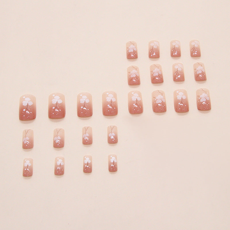 Nail 290 - Blossom Beauty (24Pcs) - Free Nail Kit Included